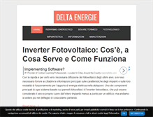 Tablet Screenshot of deltaenergie.it